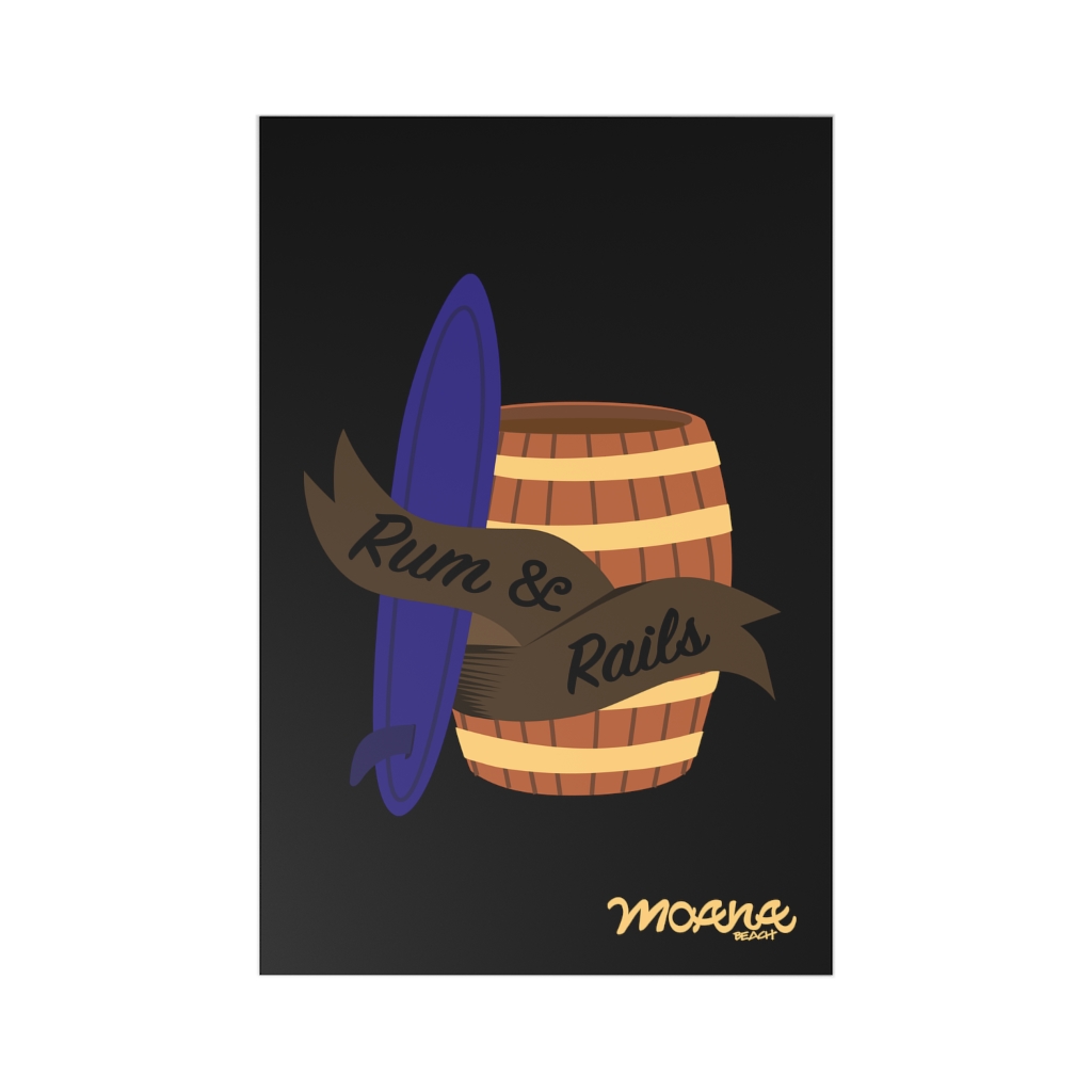 Moana Postcards Rum and Rails