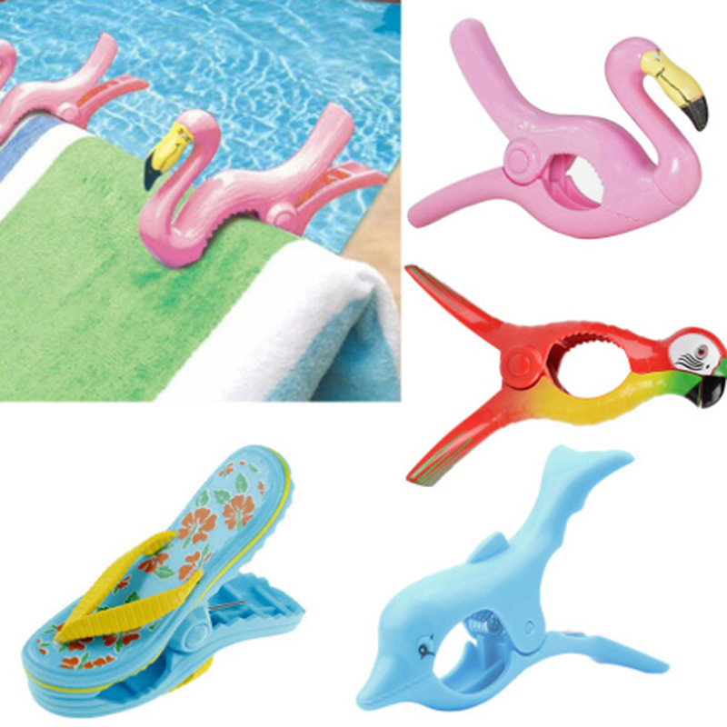 Plastic Strand Handdoeken Clips Voor Ligstoel Decoratieve Wasknijper